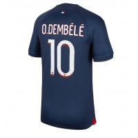 Camisa de Futebol Paris Saint-Germain Ousmane Dembele #10 Equipamento Principal 2023-24 Manga Curta